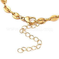 Браслеты-цепочки из нержавеющей стали 304 в виде кофейных зерен&nbsp;BJEW-JB05552