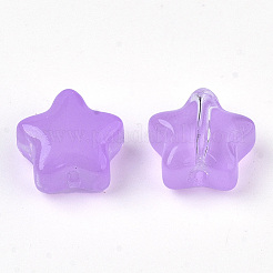 Perle di vetro verniciate a spruzzo trasparente&nbsp;X1-GLAA-N035-01-A04