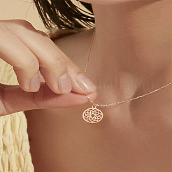 6 шт. 3-цветные подвески из нержавеющей стали 304 с вакуумным покрытием PVD&nbsp;STAS-LP0004-34