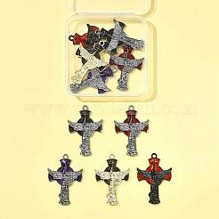10 шт. подвески в готическом стиле из двухцветного сплава с эмалью&nbsp;FIND-FS0004-29