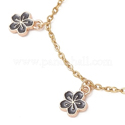 Pulseras de charm de esmalte de la aleación&nbsp;BJEW-JB13169-01