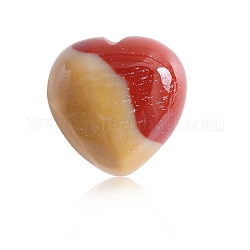 Натуральные лечебные камни мукаит, сердце любовь камни, Карманные пальмовые камни для развития Рейки, сердце, 15x15x10 мм