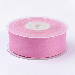 Ruban de satin mat double face, Ruban de satin de polyester, perle rose, (1-1/4 pouce) 32 mm, 100yards / roll (91.44m / roll)
