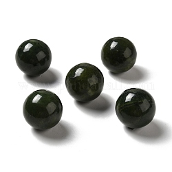 Jade xinyi naturel / perles de jade du sud chinois, pas de trous / non percés, ronde, 25~25.5mm