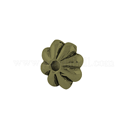 Tibetan Style Alloy Flower Spacer Beads, Cadmium Free & Nickel Free & Lead Free, Antique Bronze, 5.5x2mm, Hole: 1.8mm, about 315pcs/50g