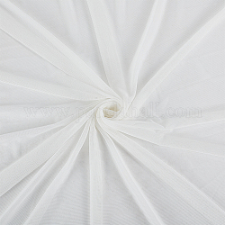 Mesh-Polyestergewebe, für Damenbekleidungszubehör, weiß, 1750~1800x0.2 mm