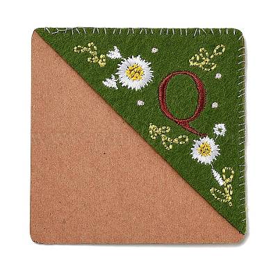 4 шт. персонализированные закладки-уголки с вышивкой вручную JX587Q-1