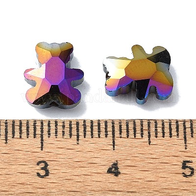 Гальванические стеклянные бусины EGLA-P059-01A-AB05-1