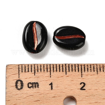 Непрозрачные акриловые бусины OACR-Z030-01G-1