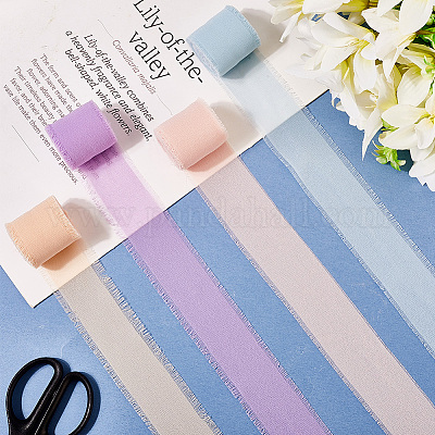 4 шт. двухцветные полиэфирные ленты DIY-CY0001-72-1