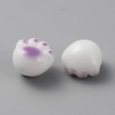 Opake Legierung Perlen&nbsp;OACR-WH0036-10G-1