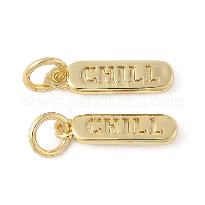 Латунные подвески KK-L245-01G-02-1