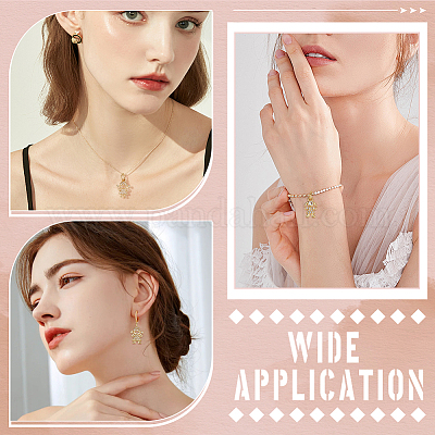 12шт 12 стиля латунные микро проложить прозрачные кубические циркониевые подвески ZIRC-WR0001-07-1