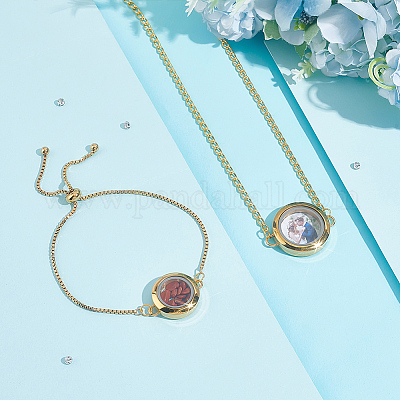 Набор для самостоятельного изготовления плавающего браслета с эффектом памяти DIY-UN0004-41G-1