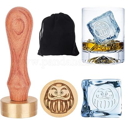 1шт латунная головка штампа DIY-OC0008-39D-1