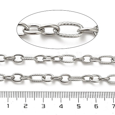 Цепи Figaro из нержавеющей стали 304 CHS-A016-19P-A-1