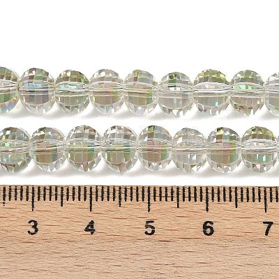 Гальванизируйте прозрачное стекло бисер нитей EGLA-B011-08A-HR04-1