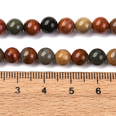 Естественные новые нити бордюра из яшмы в океане&nbsp;LS-G-G954-01-6mm-1