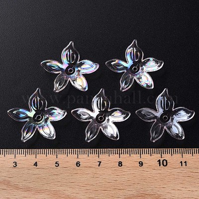 Прозрачные акриловые бусины MACR-S373-102-C02-1