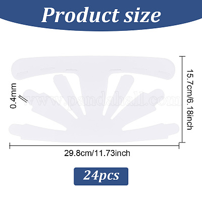 Wholesale FINGERINSPIRE 24 Pcs Baseball Caps Inserts Shapers