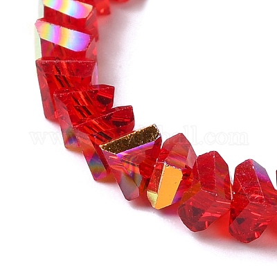 Прозрачные стеклянные бусины EGLA-P061-04A-AB07-1