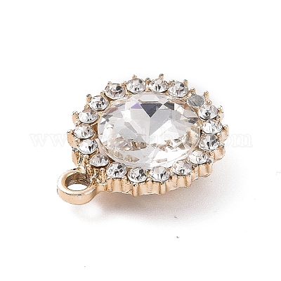 Подвески из сплава и страза&nbsp;ALRI-C008-58LG-01-1