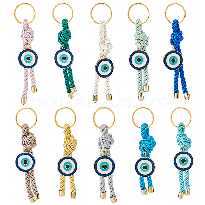 Нейлоновая нить и железные разрезные брелоки keychian KEYC-FH00050-1