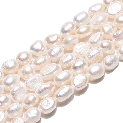 Нити из натурального культивированного пресноводного жемчуга PEAR-N028-05-1