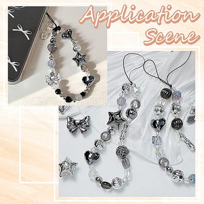 120 г гальванизированных непрозрачных акриловых бусин OACR-SP0001-78A-1