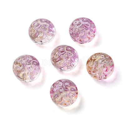 Прозрачные стеклянные бусины GLAA-D007-02C-1