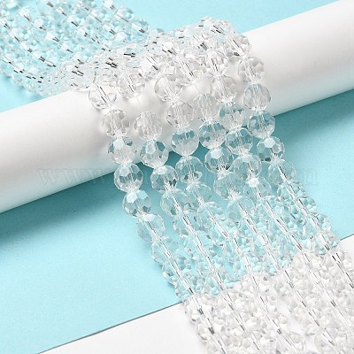 Прозрачные стеклянные бусины EGLA-A035-T10mm-D19-1