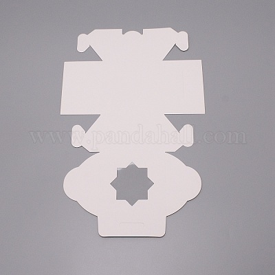 Квадратные коробки конфет из крафт-бумаги CON-WH0081-28-1