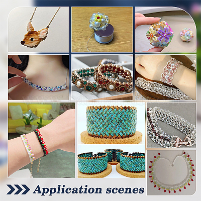 2 рулон ниток для бисероплетения из полиэстера со специальным покрытием OCOR-NB0002-06D-1