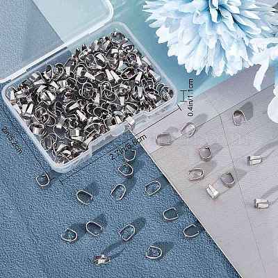 240 шт. защелкивающиеся дужки из нержавеющей стали 304 STAS-CN0001-18-1