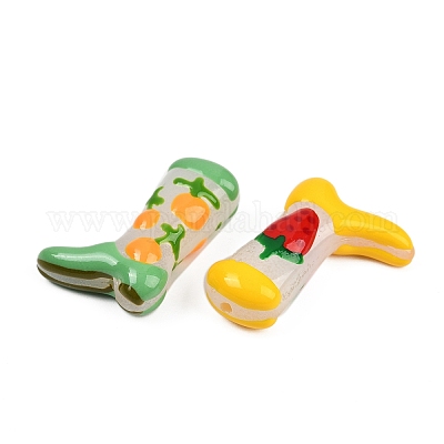 Бусины из стеклянной эмали LAMP-C020-02-1