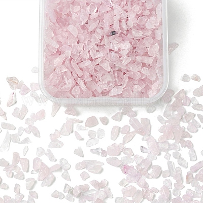 50 г бусинок из натурального розового кварца G-YW0001-62-1