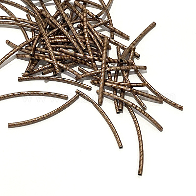 Бисера латунной трубки&nbsp;KK-EC295-R-01-1