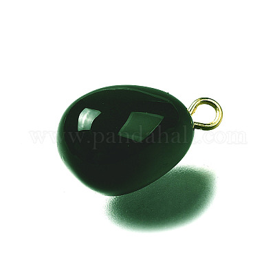 Латунные подвески из акрила OACR-R006-01G-11-1