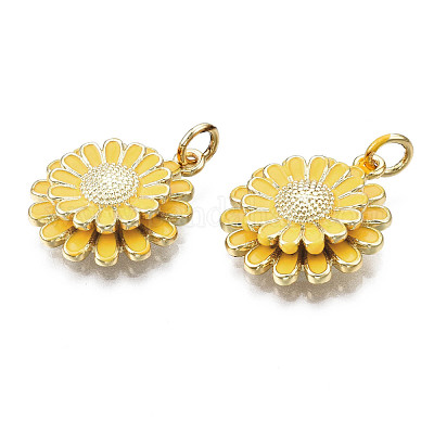 Латунь эмаль подвески&nbsp;KK-Q769-014C-NF-1