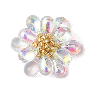 Подвески из прозрачного стекла в форме капли PALLOY-MZ00601-07-1