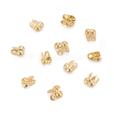 Наконечники бусин из нержавеющей стали 304 X-STAS-R063-19-G-1