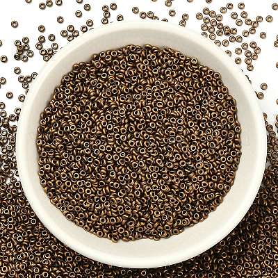Полукруглые бусины toho 8/0&nbsp;SEED-DR08-0221F-1