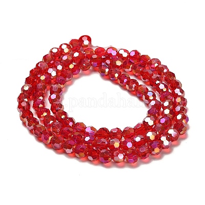 Прозрачные стеклянные бусины EGLA-A035-T6mm-B07-1