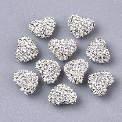 Polymer Ton Strass Perlen&nbsp;X-RB-S055-26A-03-1