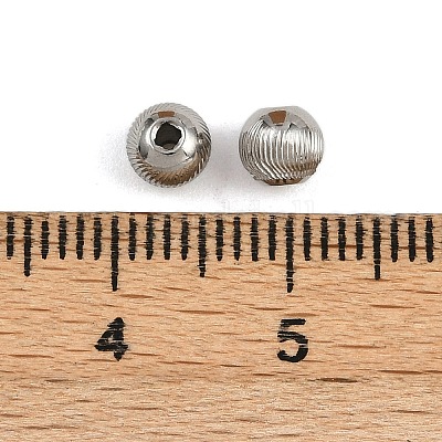 Бусины из нержавеющей стали 304 STAS-K311-01A-P-1