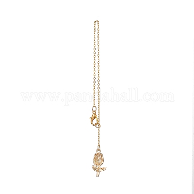 Подвески из сплава тюльпанов AJEW-JO00177-1