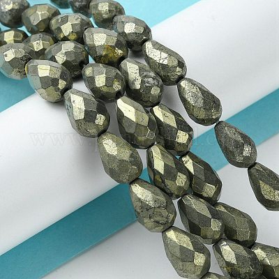 Природного пирита бисер нитей G-D067-J04-1