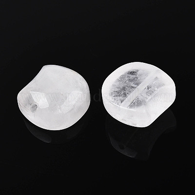 Бусины из натурального кварцевого кристалла в форме головы кошки G-T144-05E-1