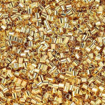 Зажимные бусины из латуни&nbsp;KK-R077-2mm-G-1