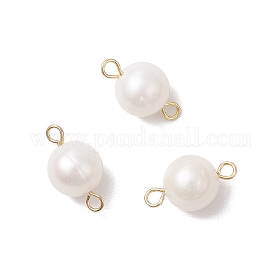 Шармы-соединители из натурального культивированного пресноводного жемчуга PALLOY-JF04192-02-1
